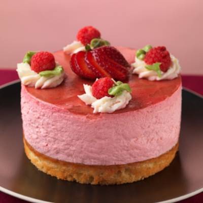 Torta de Mousse de frutilla Bay Biscuit